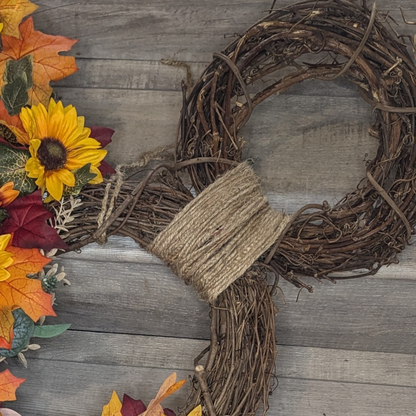 Fall Mickey Wreath